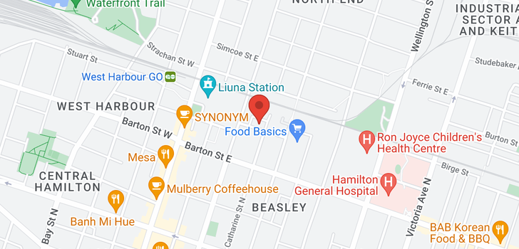 map of 85 Murray Street E